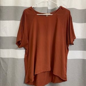 Burnt Orange short sleeve top